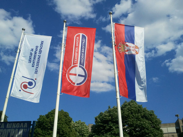 Izrada jarbola za zastave i štampa zastava Beograd